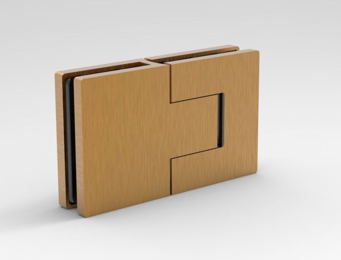 Bellagio douchedeur glas-glas Mat brushed koper (MBC)