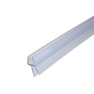 Afdichtprofiel met centrale lip en zijdelingse afwateringslip voor 10 mm glas