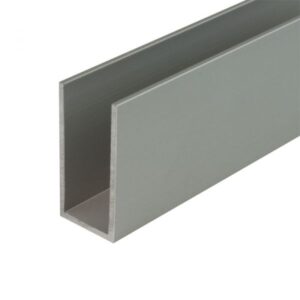 Alu U-profiel 40x20x40x2 - Aluminium