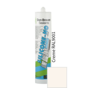 Zwaluw Silicone NO - koker 310 ml - creme wit RAL9001