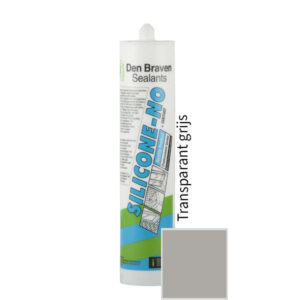 Zwaluw Silicone NO - koker 310 ml - transparant grijs