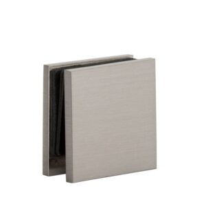Glasklem WB111 wand-glas RVS effect