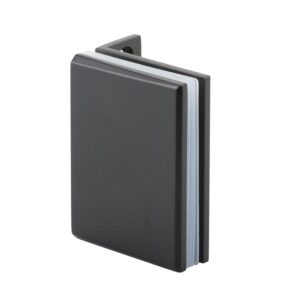 Glasklem 3023 wand-glas mat zwart