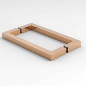 Deurgreep 19 x 19 mm, hoh 203 mm rose gold (PRG)